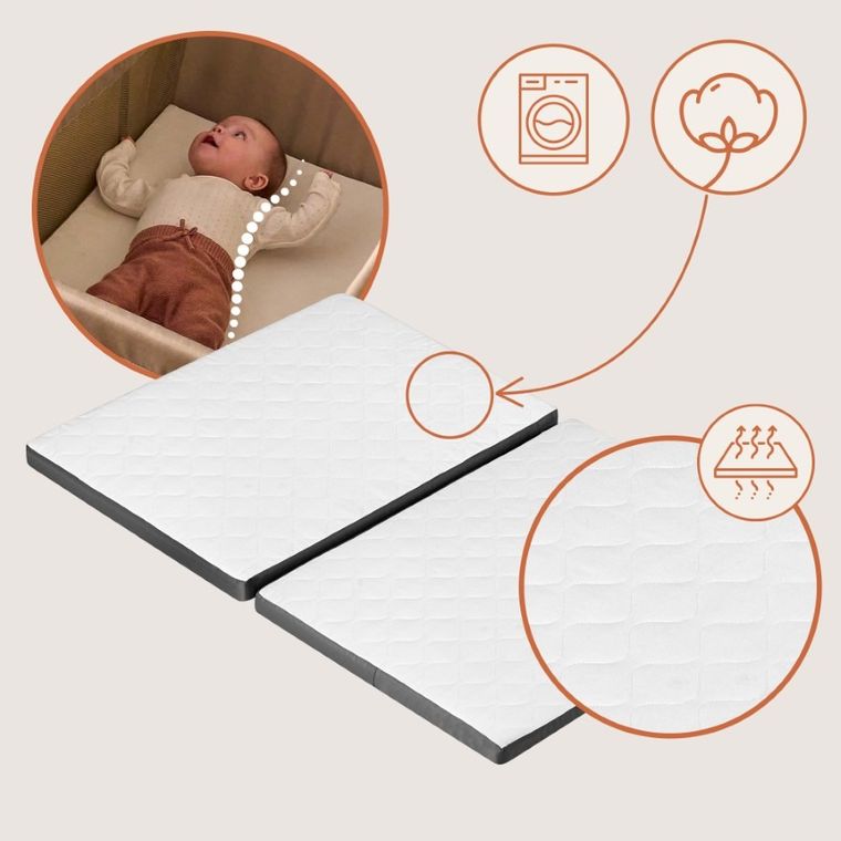 Lionelo, Alice, patut de calatorie, 3in1, Grey