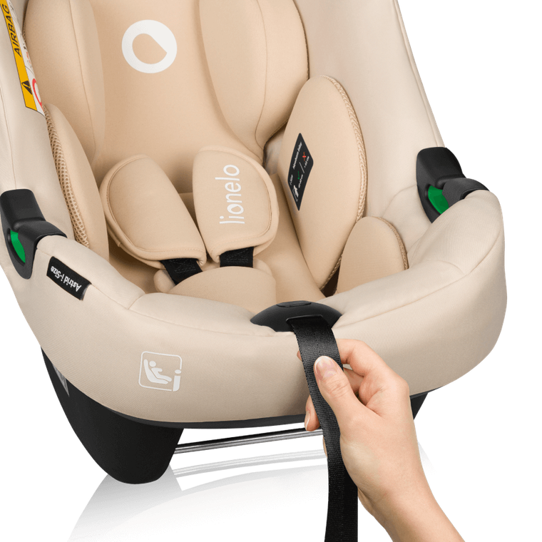 Lionelo, Astrid, I-size, scaun auto, 40-87 cm, Beige Sand