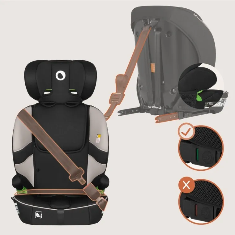 Lionelo, Billy, scaun auto, i-Size, Beige Latte, 76-150 cm