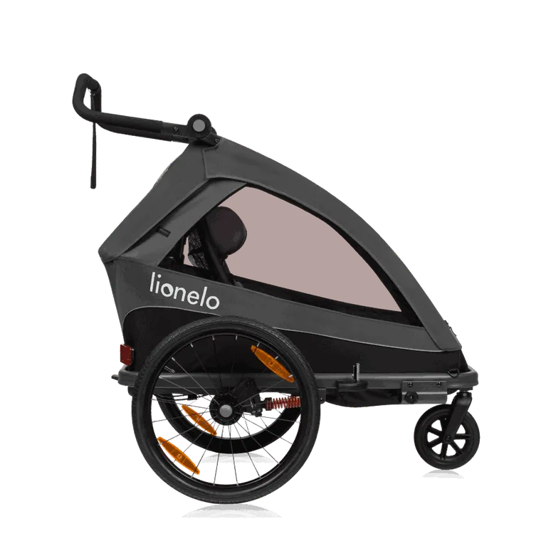 Lionelo, Cama, remorca bicicleta, Grey Graphite