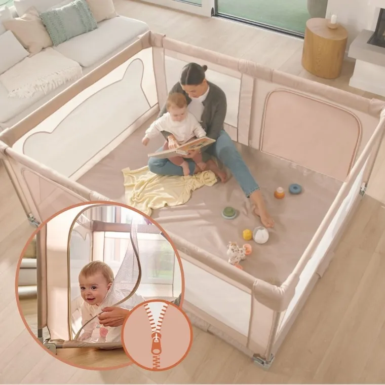 Lionelo, Florence, tarc de joaca pentru copii, Easy Fold, Grey Graphite