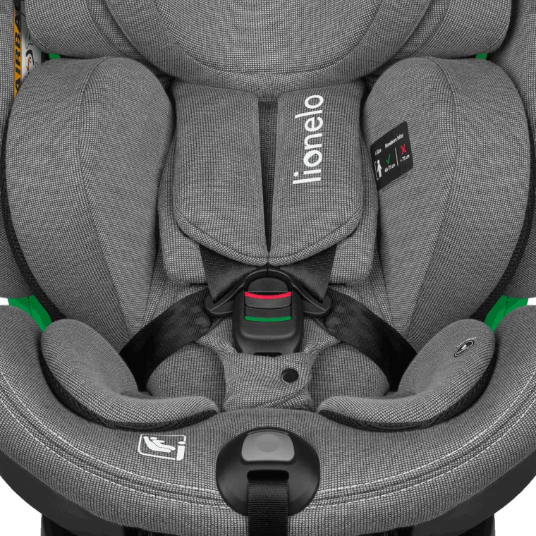 Lionelo, Harmony i-Size, scaun auto, Concrete Bamboo