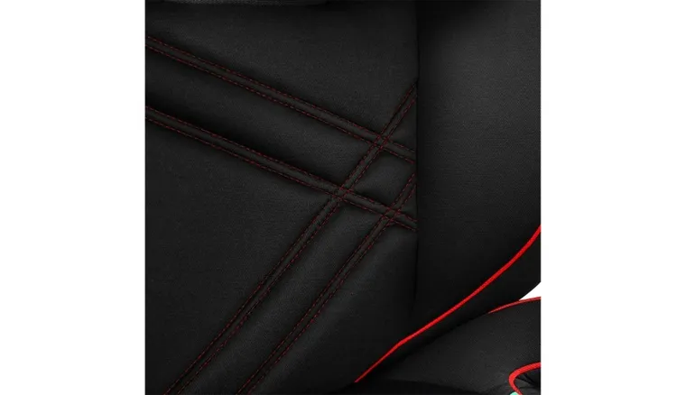 Lionelo, Hugo, I-size, scaun auto, 100-150 cm, Sporty Black Red