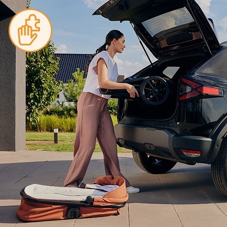 Lionelo, Layla, carucior multifunctional, 3in1, Brown Rust