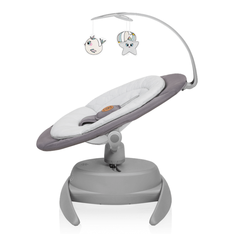 Lionelo, Mell, leagan ergonomic, Grey Stone