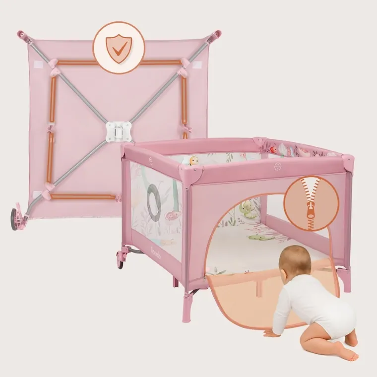 Lionelo, Mille Plus, parcul de joaca pentru copii, Pink