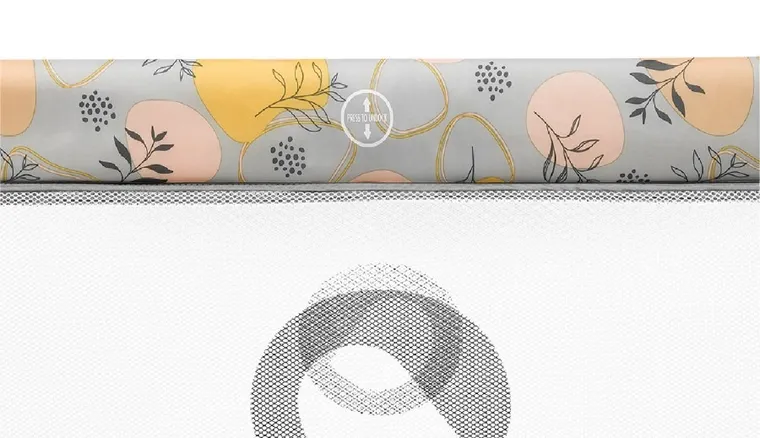 Lionelo, Stefi Plus, patut de voiaj portabil, pe doua niveluri, Pink Yellow