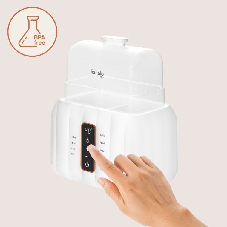 Lionelo, Thermup Double, incalzitor dublu pentru biberoane, White
