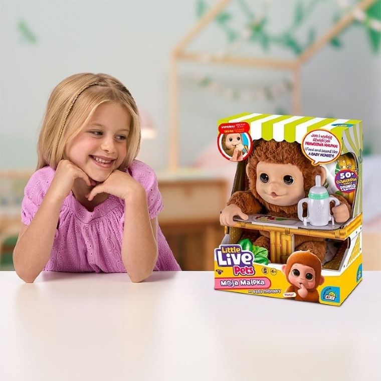 Little Live Pets, Maimutica mea, jucarie de plus interactiva