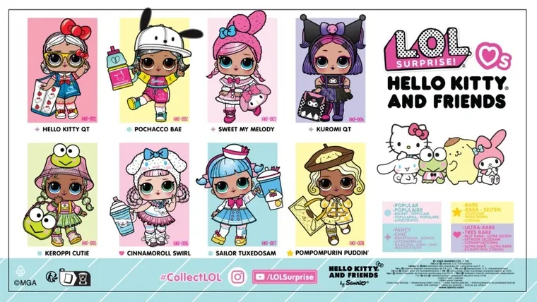L.O.L. Surprise, Hello Kitty & Friends, bila surpriza, 1 buc.