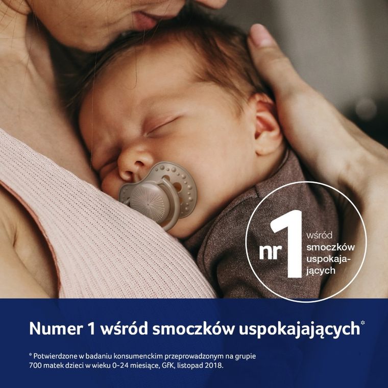 Lovi, Harmony, suzeta din silicon, dinamica, 0-6 luni, 2 buc.