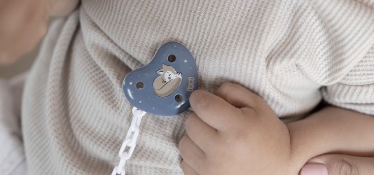 Lovi, Night&Day, lant pentru suzeta, albastru