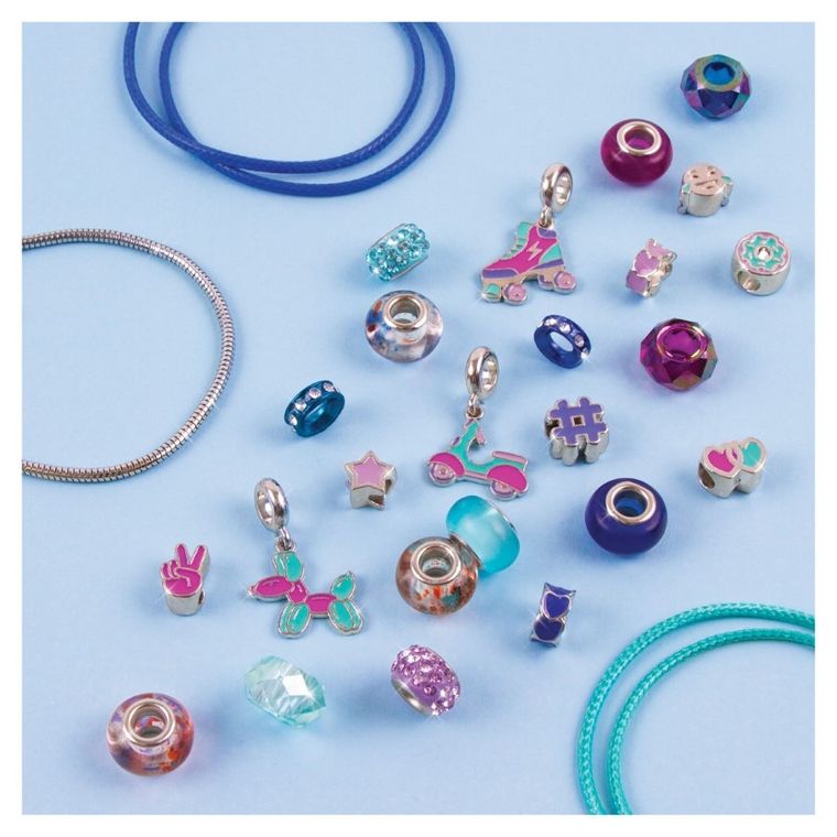 Make it Real, set de creat bijuterii, Halo Charms True Blue