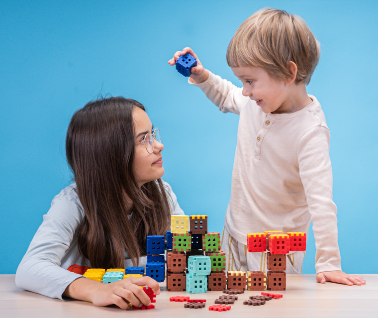 Marioinex, Mini Waffle, Blocks, set de constructie, 502 piese