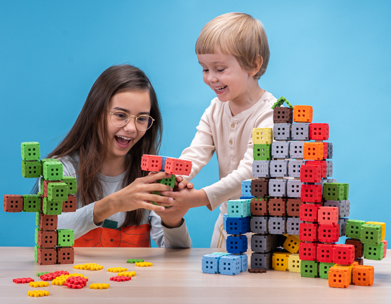 Marioinex, Mini Waffle, Blocks, set de constructie, 70 piese