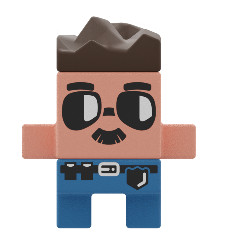 Marioinex, Mini Waffle, City, Strada, set de constructie, 280 piese