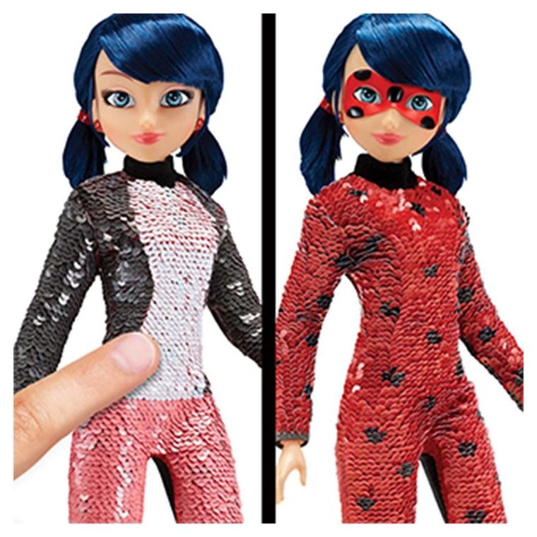 Miraculous: Buburuza si Pisica Neagra, Buburuza in costum cu paiete, papusa
