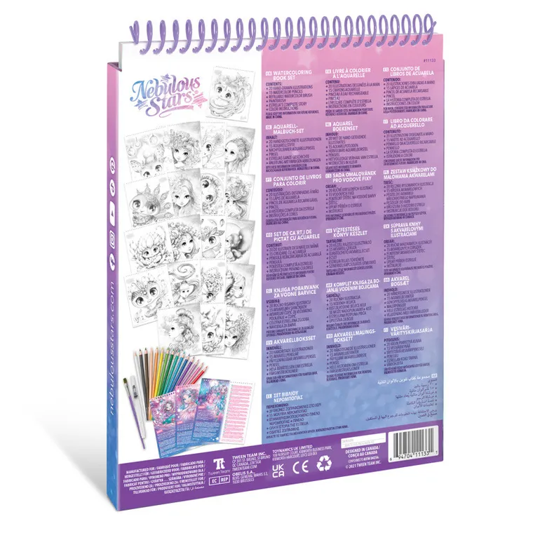 Nebulous Stars, Estrelia, carte de colorat cu marker de apa