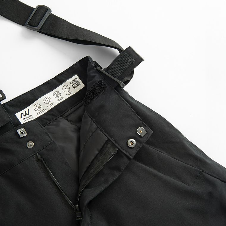 Pantaloni de schi impermeabili cu bretele unisex NOWEAR