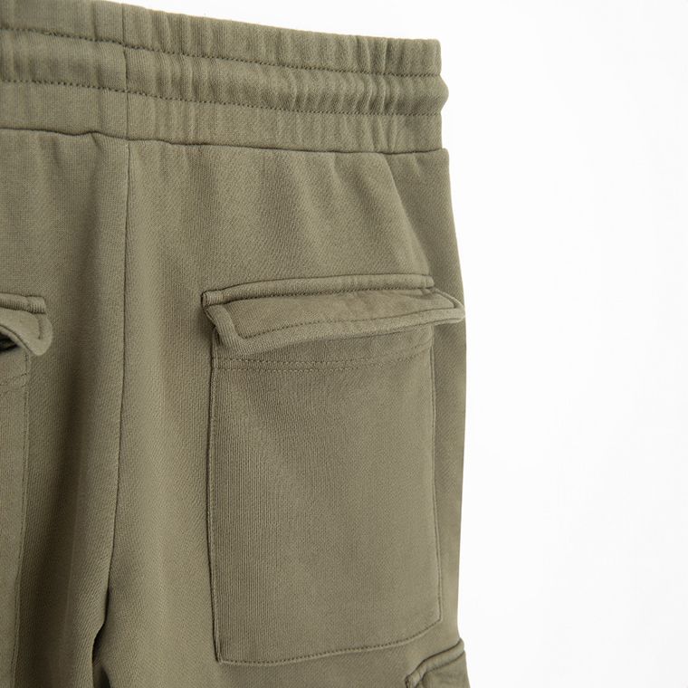 Pantaloni de trening kaki cargo regular NOWEAR