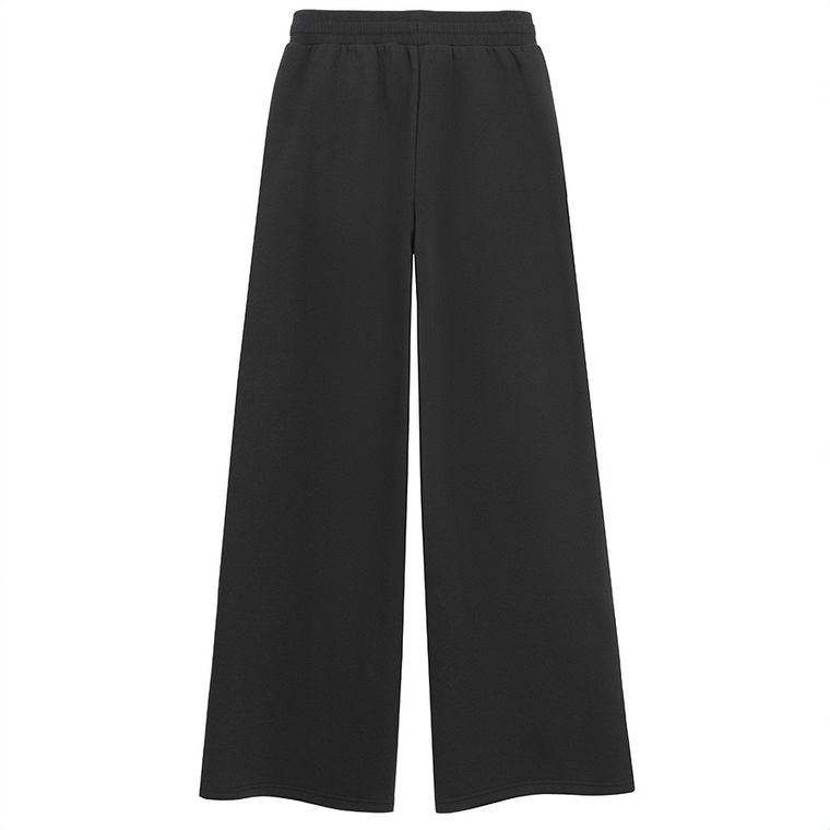 Pantaloni de trening negri cu croiala larga NOWEAR