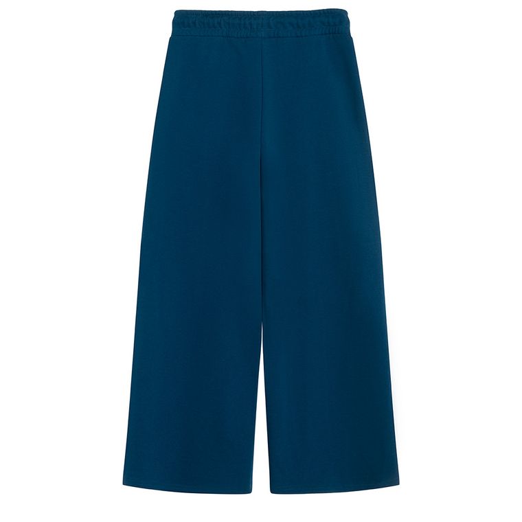 Pantaloni de trening wide leg albastri NOWEAR