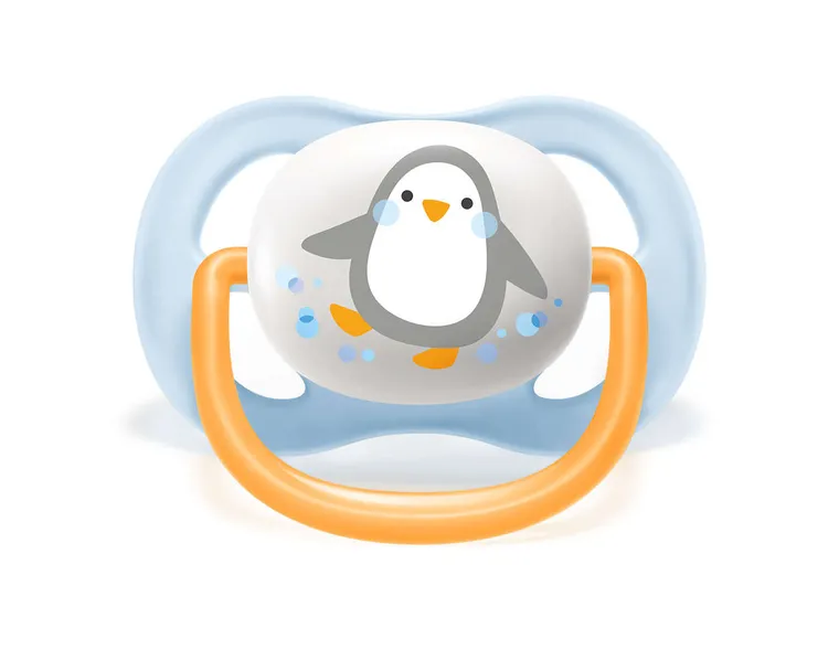 Philips Avent, Ultra Air, Animals, suzeta 0-6 luni pentru baieti, 2 buc.