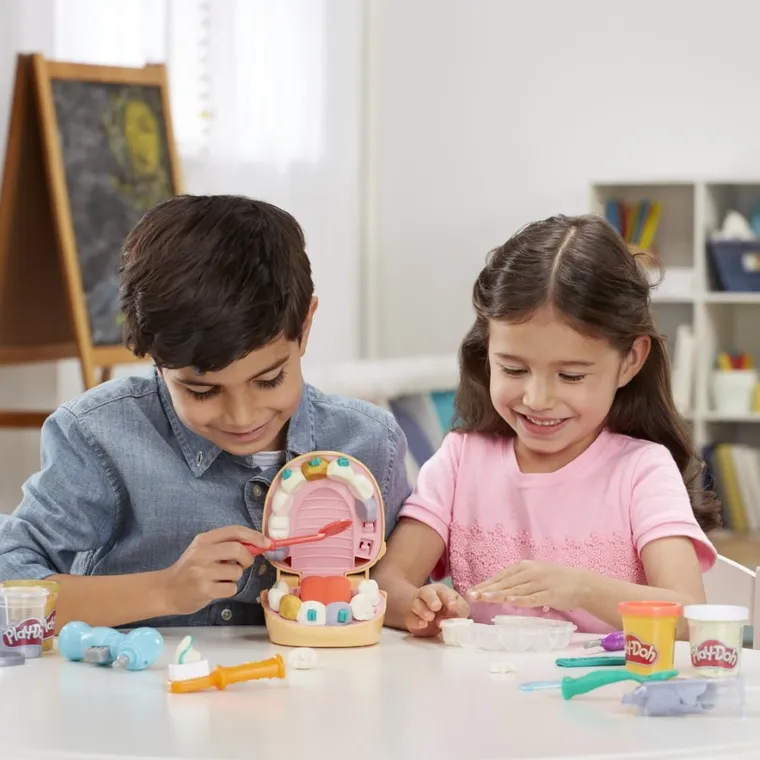 Play-Doh, Drill'N Fill Dentist, 8 cutii, set creativ