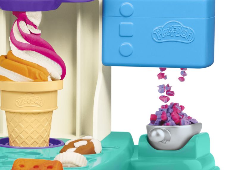 Play-Doh, Rainbow Swirl Ice Cream, set creativ de joaca