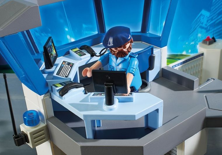 Playmobil, City Action, Sediu de politie cu inchisoare, 6919