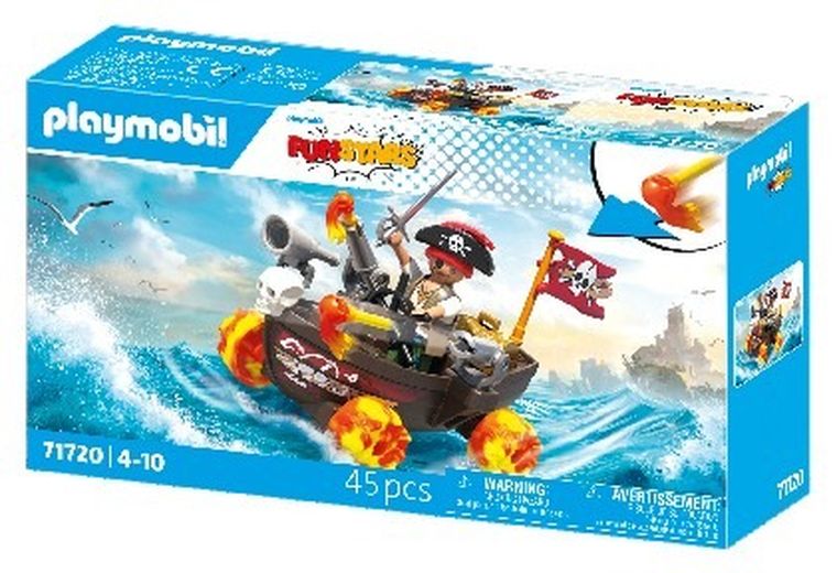 Playmobil, Funstars, Curse, Nava pirat, 71720