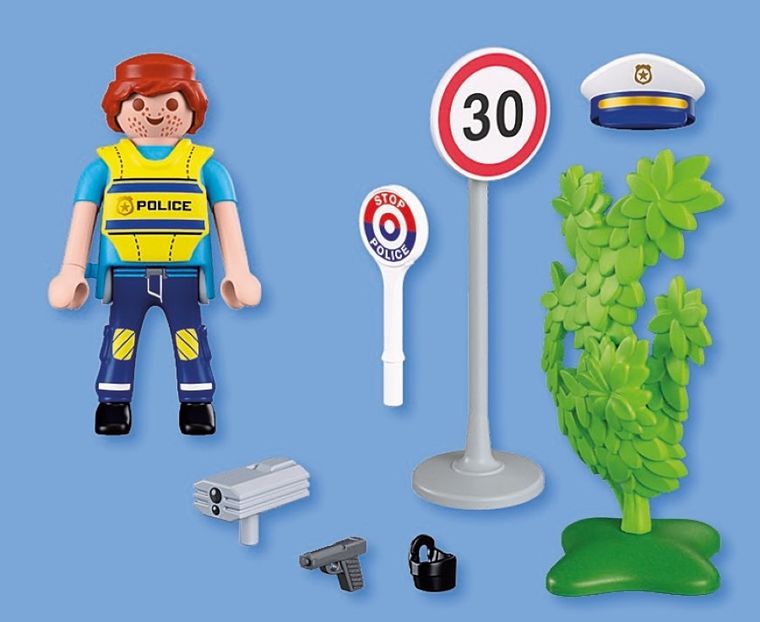 Playmobil, Special Plus, Politist cu radar, 72029