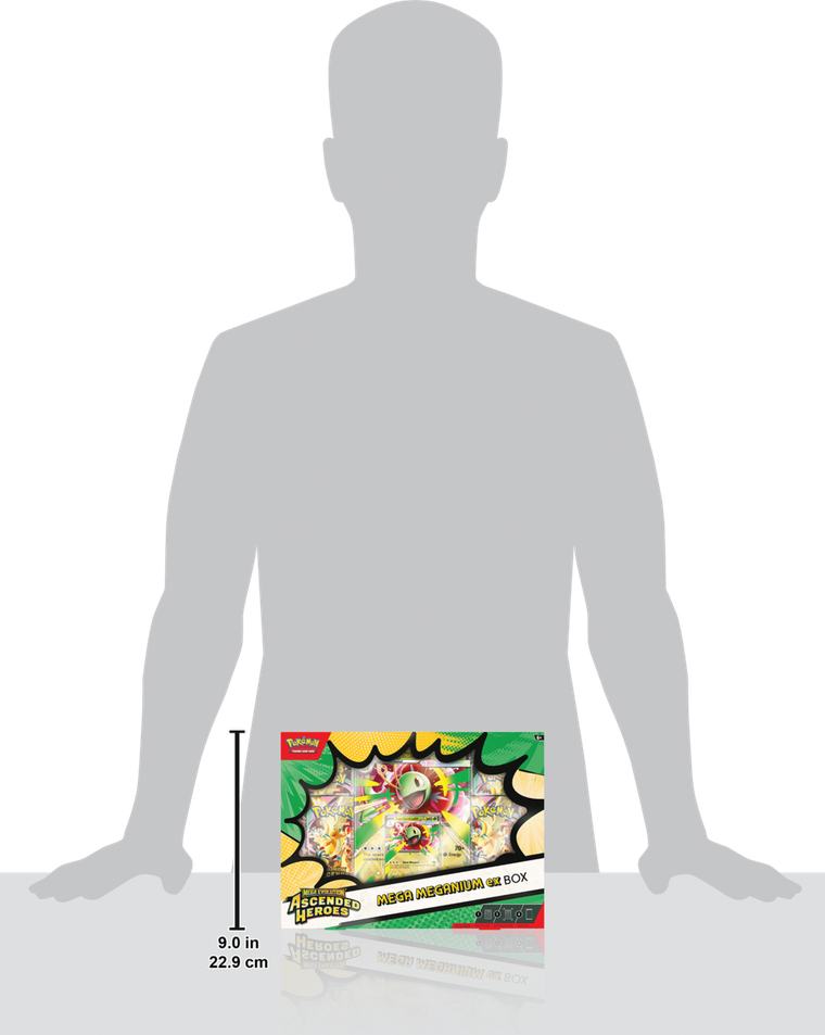 Pokemon TCG: Mega Evolution, Ascended Heroes, Mega Meganium ex Box, joc de carti