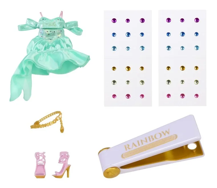 Rainbow High, Be Dazzling, Celine Turquoise, papusa fashion