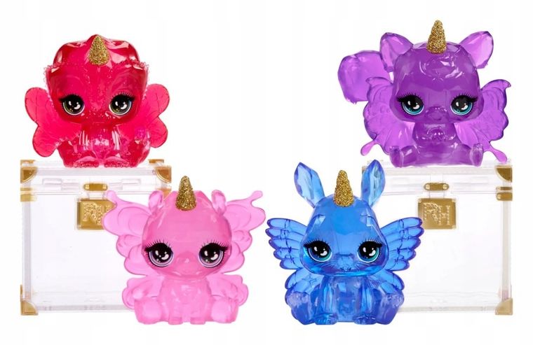 Rainbow High, Shimmers with Slime, Violet, papusa fashion cu plastilina