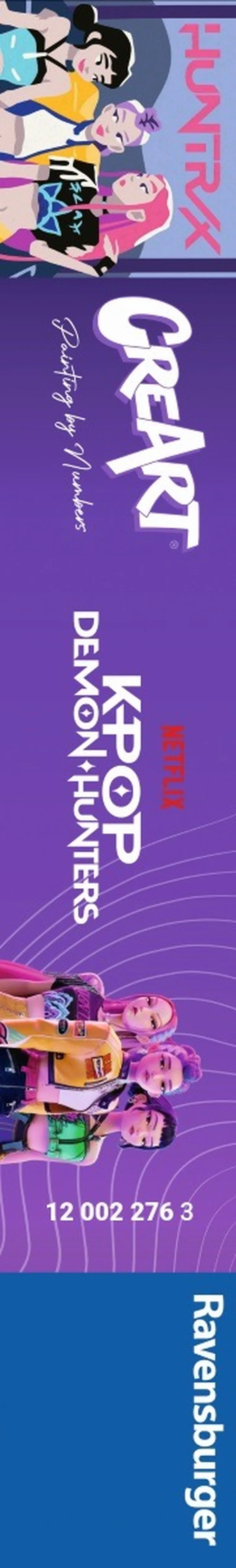 Ravensburger, CreArt, K-Pop Demon Hunters, pictura dupa numere, set creativ