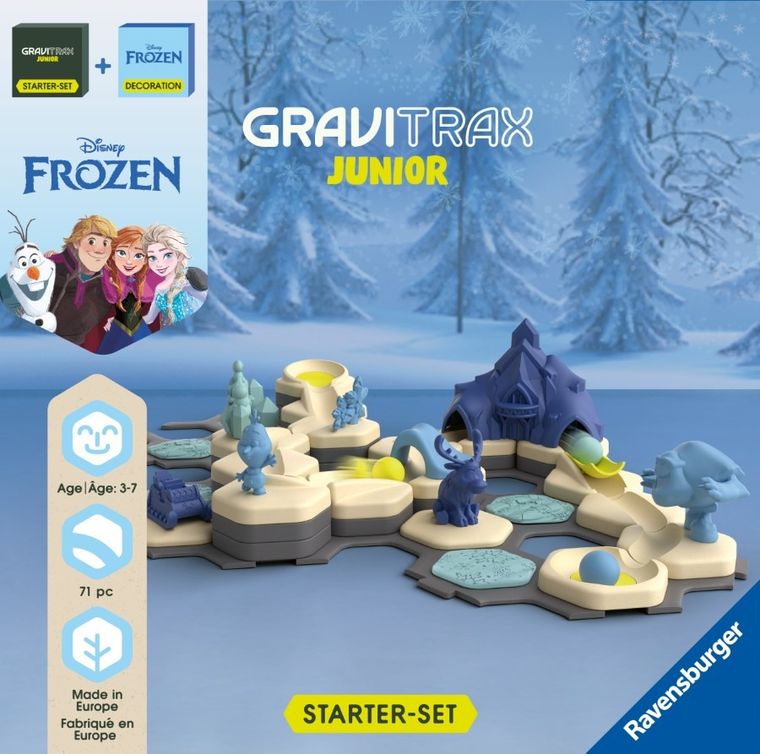 Ravensburger, GraviTrax Junior, Frozen, set de start