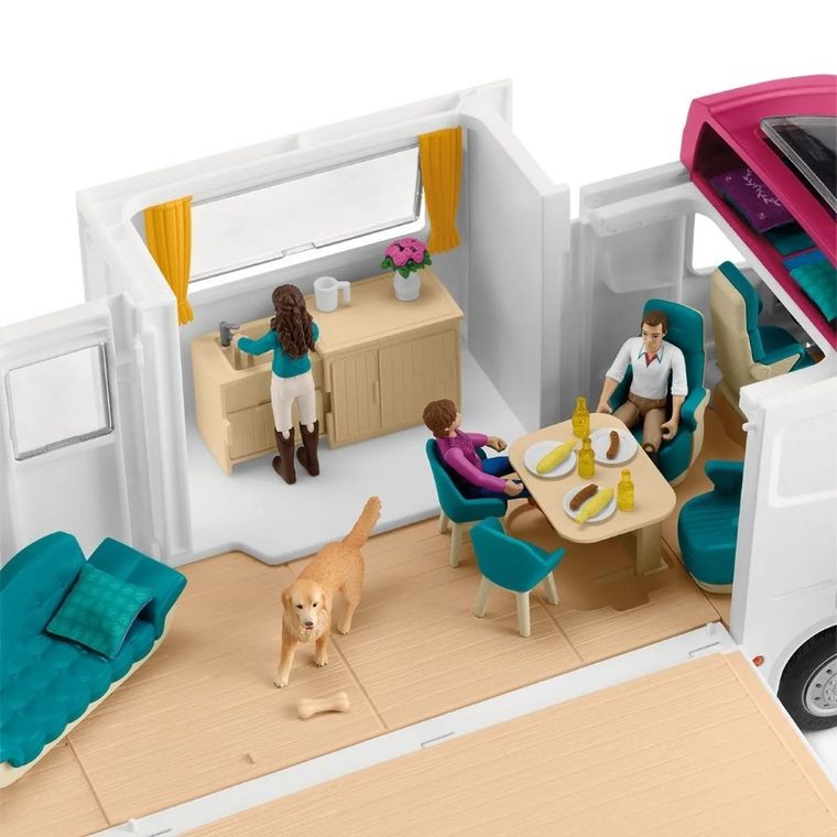 Schleich, Horse Club, Remorca transport pentru cai, set, 42619