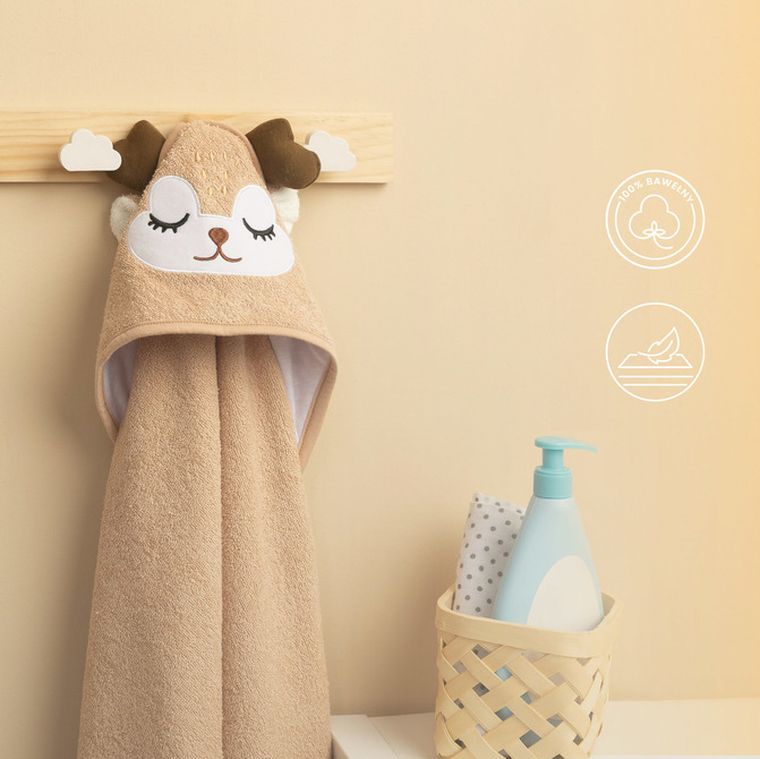 Sensillo, Bathfriends, husa moale pentru baie, Elefant, 100-100 cm