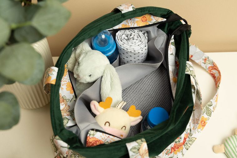 Sensillo, Buchet, geanta pentru carucior, catifea