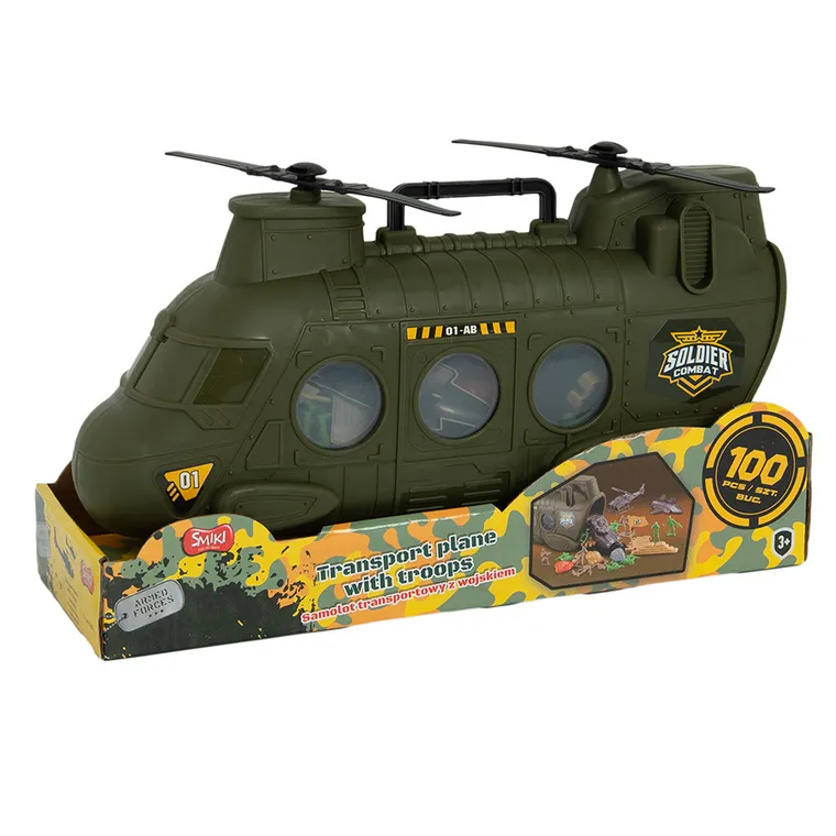 Smiki, Armed Forces, Transportor militar, set cu vehicule si soldati