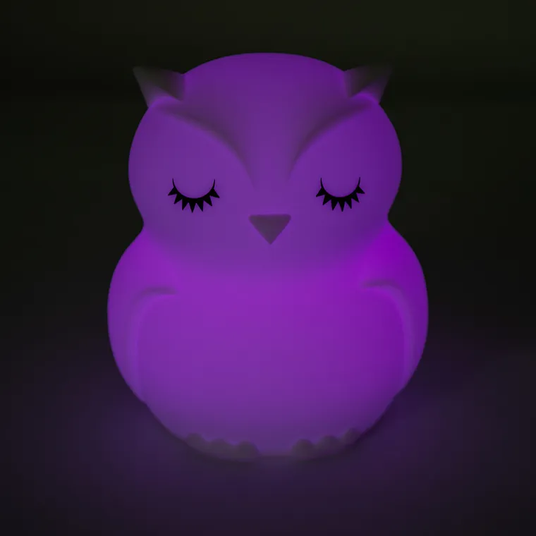 Smiki, Bufnita, lampa din silicon cu LED