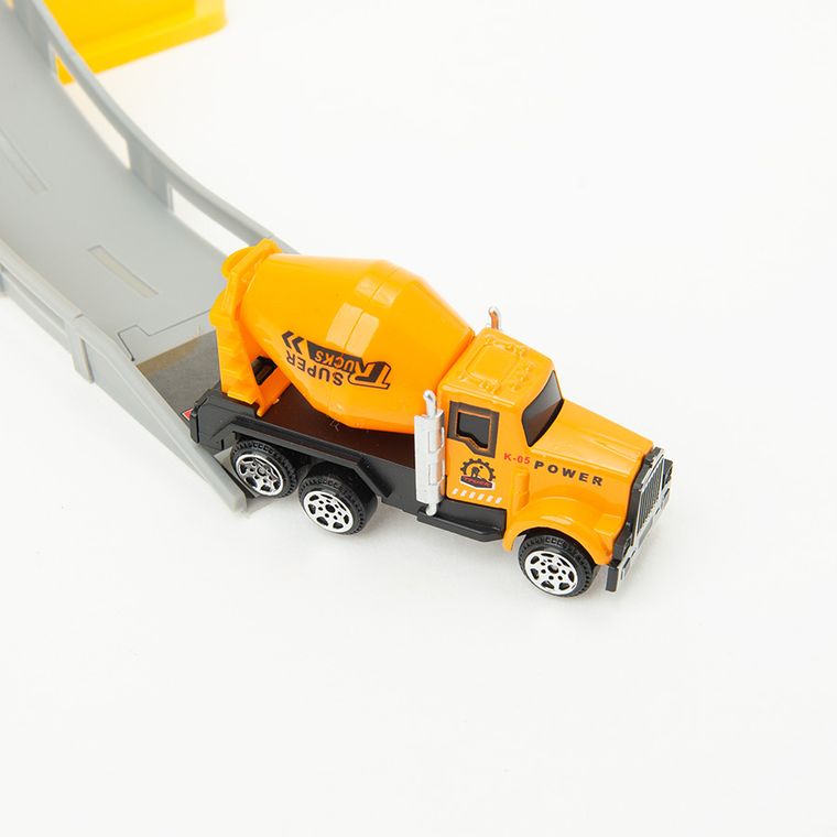 Smiki, Constructii, garaj cu vehicule, 33 elemente