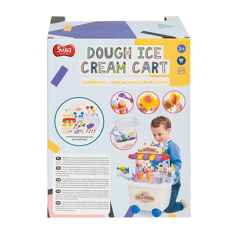Smiki, Dough Ice Dream Cart, Carucior cu inghetata, plastilina