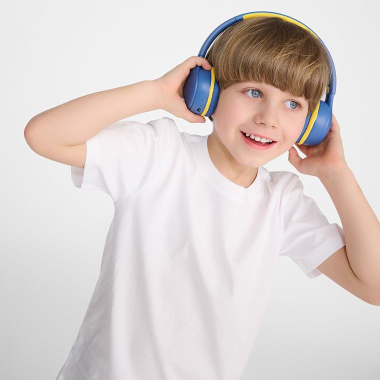 Smiki, Music World, casti wireless, supraauriculare, bleumarin
