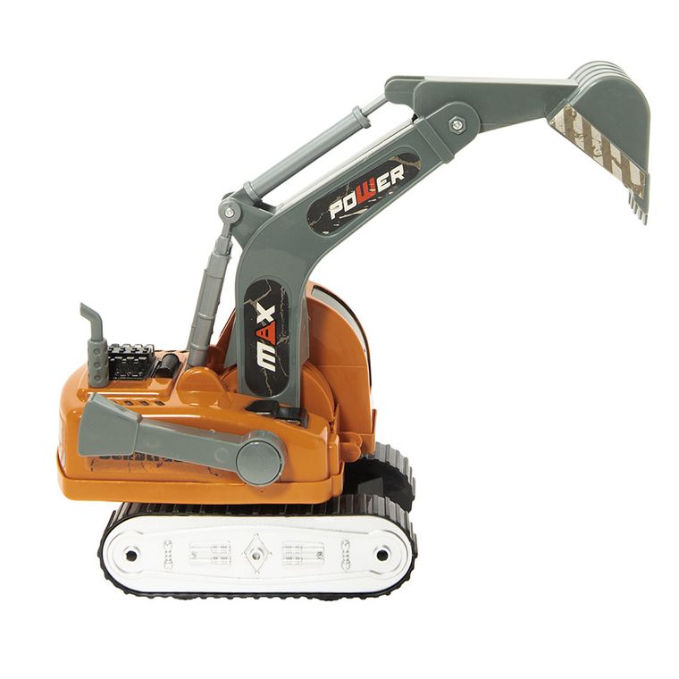 Smiki, platforma cu excavator, set de vehicule cu lumini si sunete