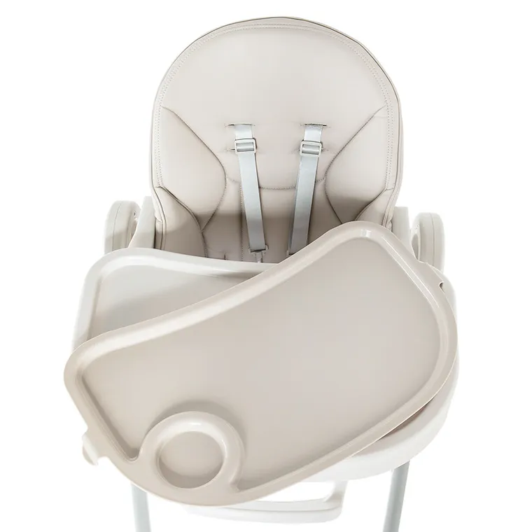 Smiki, scaun de masa bebe, bej deschis