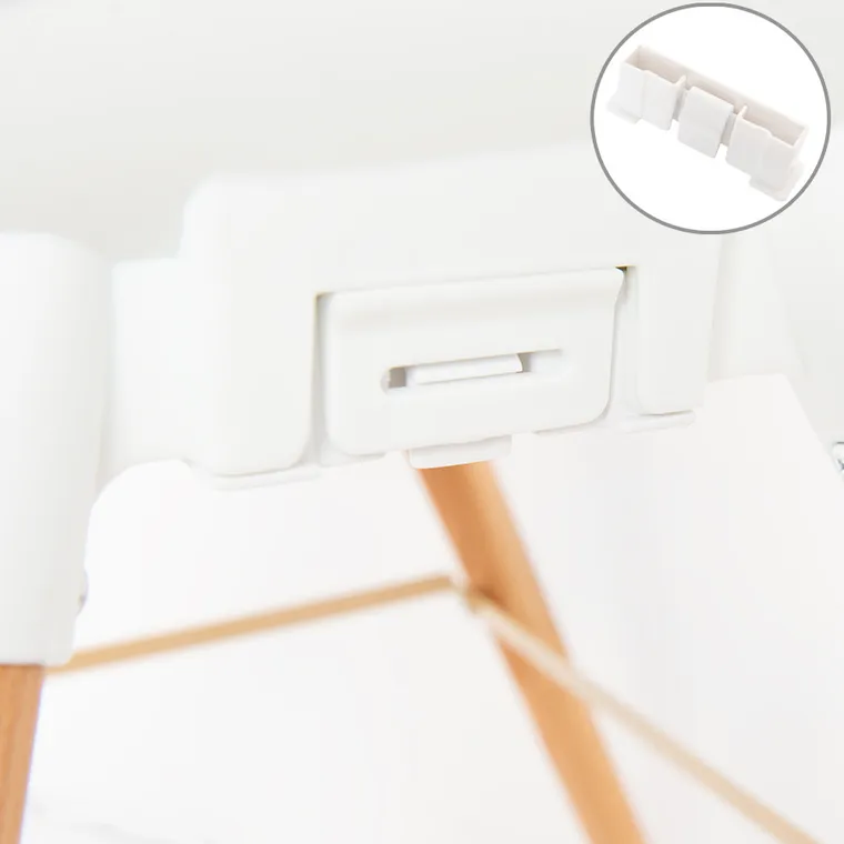 Smiki, scaun de masa bebe, gri