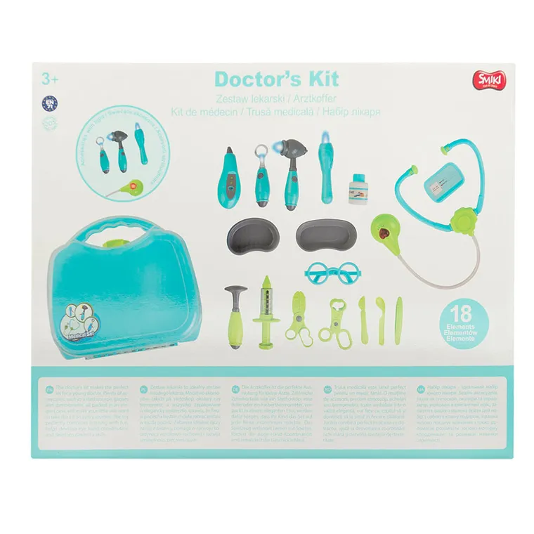 Smiki, set trusa medicala, 18 elemente