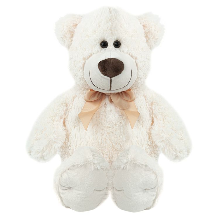 Smiki, Ursulet, jucarie de plus, crem, 38 cm